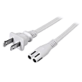 StarTech.com 6 ft White Standard Laptop Power Cord - NEMA 1-15P to C7 1 thumbnail image