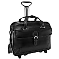 Siamod Carugetto Leather Laptop Case For 17" Laptops, Black