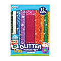 Artskills® Glitter Premium Paper, 9" x 12", Assorted, Pack Of 10 1 thumbnail image