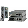 Omnitron iConverter GX/TM2 - Fiber media converter - GigE - 10Base-T, 100Base-TX, 1000Base-T, 1000Base-X - RJ-45 / SC single-mode - up to 7.5 miles - 1310 nm