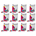 Charles Leonard Map Tacks, 1/4" x 3/8", Assorted Colors, 20 Tacks Per Box, Pack of 12 Boxes 1 thumbnail image