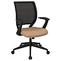 Office Star™ Work Smart Mesh Task Chair, Angora/Black