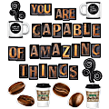Schoolgirl Style Industrial Cafe You Are Capable Of Amazing Things Bulletin Board Set, Set Of 44 Pieces