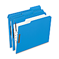Pendaflex Oxford 1/3 Cut Color Fasteners Folders, Letter Size, Blue, Box Of 50 1 thumbnail image