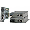 Omnitron iConverter GX/TM2 - Fiber media converter - GigE - 10Base-T, 100Base-TX, 1000Base-T, 1000Bas - 8930N1D 1 thumbnail image