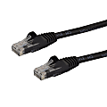 StarTech.com 10ft CAT6 Ethernet Cable - Black Snagless Gigabit CAT 6 Wire 1 thumbnail image