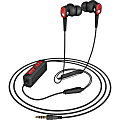 Spracht Konf-X Buds In-Ear Headset - Stereo - Wired - 32 Ohm - 20 Hz - 20 kHz - Earbud - Binaural - In-ear - Noise Canceling - Red