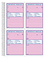 Adams® Phone Message Book, 11" x 8 1/4", 100 Pages, White/Canary Yellow 1 thumbnail image