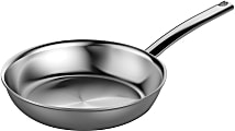Vollrath NUCU Natural Stainless Steel Fry Pan, 9.5”, Silver