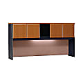 Bush Business Furniture Office Advantage Hutch 72"W, Natural Cherry/Slate, Premium Installation