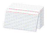 Office Depot® Brand Index Cards, Ruled, 5" x 8", White, Pack Of 300, OD10003 1 thumbnail image
