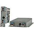 Omnitron Systems iConverter 2FXM2 Transceiver - 100Base-FX - 2 x Expansion Slots - 2 x SFP Slots - Internal 1 thumbnail image