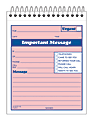Adams® "While You Were Out" Message Pad, 4 1/4" x 5 1/2", 50 Sheets, Pink 1 thumbnail image