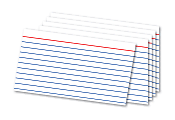 Office Depot® Brand Index Cards And Tray Set, 3" x 5", White, Pack Of 180 Cards 1 thumbnail image