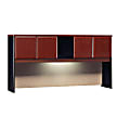 Bush Business Furniture Office Advantage Hutch 72"W, Hansen Cherry/Galaxy, Premium Installation 1 thumbnail image