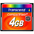 Transcend 4GB CompactFlash Card (133x) - 4 GB