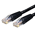 StarTech.com 35ft CAT6 Ethernet Cable - Black Molded Gigabit CAT 6 Wire - 100W PoE RJ45 UTP 650MHz - Category 6 Network Patch Cord UL/TIA - 35ft Black CAT6 up to 160ft - 650MHz - 100W PoE - 35 foot UL ETL verified