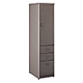 Bush Business Furniture Office Advantage Vertical Storage Locker, Pewter, Premium Installation