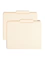 Smead® Guide 2/5-Cut File Folders, Letter Size (8 1/2" x 11"), Manila, Box Of 100 1 thumbnail image