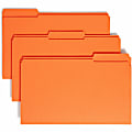 Smead® 1/3-Cut 2-Ply Color File Folders, Legal Size, Orange, Box Of 100 1 thumbnail image