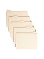 Smead® Reinforced Tab Manila File Folders, Letter Size, 1/5 Cut, Pack Of 100 1 thumbnail image