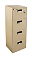 Sentry®Safe Fire-/Water-Resistant Letter-/Legal-Size Vertical File Cabinet, 4-Drawer, 55 1/2"H x 18 1/4"W x 21"D, Putty