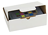 Duck® Self-Locking Mailing Boxes, 9 1/2" x 6 1/2" x 3 1/4", White, Pack Of 25 1 thumbnail image
