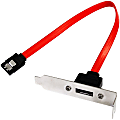 StarTech.com 1 ft Low Profile Latching SATA to eSATA Plate Adapter 1 thumbnail image