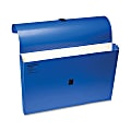 Wilson Jones® ColorLife® Expanding Wallet With Grip Closure, 3 1/2" Expansion, Legal Size, 50% Recycled, Dark Blue
