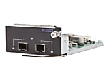 HPE 2-port 10GbE SFP+ Module - Expansion module - 10Gb Ethernet x 2 - for HPE 5130, 5130 24, 5130 48, 5510, 5510 24, 5510 48 1 thumbnail image
