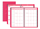 Office Depot® Brand Metro Girl Weekly/Monthly Academic Planner, 5" x 8", Pink, July 2018 to June 2019 1 thumbnail image