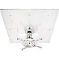 Amer Mounts Universal Drop Ceiling Projector Mount. Replaces 2'x2' Ceiling Tiles - Supports up to 30lb load, 360 degree rotation, 180 degree tilt