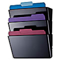 Office Depot® Brand 30% Recycled Wall Files, Letter Size, Black, Pack Of 3 1 thumbnail image