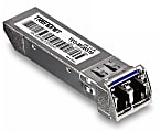 TRENDnet SFP to RJ45 Mini-GBIC Single-Mode LC Module; TEG-MGBS10; For Single Mode Fiber; Distances up to 10km (6.2 Miles); Gigabit SFP Module; IEEE 802.3z Gigabit Ethernet; Lifetime Protection - Mini GBIC Single-mode LX (10KM) Module