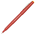 Pilot® Razor Point Pens, Extra-Fine Point, 0.3 mm, Red Barrel, Red Ink, Pack Of 12 Pens