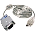 SIIG USB to Serial Cable Adapter - DB-9 Serial - Type A USB - 6ft