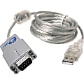 SIIG USB to Serial Cable Adapter - DB-9 Serial - Type A USB - 6ft 1 thumbnail image