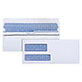 Office Depot® Brand #9 Lift & Press™ Premium Security Envelopes, Double-Window, Self Seal, 100% Recycled, White, Box Of 500 1 thumbnail image