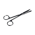 Medline Sharp/Blunt Operating Room Scissors, 5 1/2", Stainless Steel, Pack Of 25