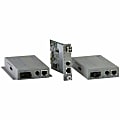 Omnitron Systems iConverter 10/100M2 UTP to Fiber Media Converter - 1 x RJ-45 , 1 x ST Duplex - 10/100Base-TX, 100Base-FX