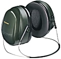 3M Optime 101 Earmuffs, 26 dB NRR, Dark Green, Behind the Head 1 thumbnail image