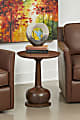 Coast to Coast Turbury Wooden Round Accent Table, 21”H x 18”W x 18”D, Natural 1 thumbnail image