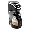 Mr. Coffee Cafe Latte Maker, 15" x 9" x 12", Black/Silver 1 thumbnail image