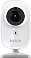 Belkin NetCam Webcam - 2 Megapixel - 25 fps - White - 1280 x 720 Video - CMOS Sensor - Microphone - Wireless LAN