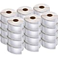Dymo LabelWriter Labels - 1" Height x 2 1/8" Width - Rectangle - Direct Thermal - White - 12000 / Pack