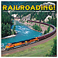 Willow Creek Press Hobbies Monthly Wall Calendar, 12" x 12", Railroading, January To December 2022 1 thumbnail image