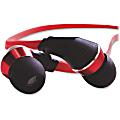Tangle-Free Earphones - Red/Black - Stereo - Red, Black - Mini-phone - Wired - 20 Ohm - 5 Hz 22 kHz - Earbud - Binaural - In-ear - 4.30 ft Cable 1 thumbnail image