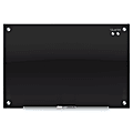 Quartet Infinity® Tempered Glass Unframed Non-Magnetic Dry-Erase Whiteboard Magnetic Glass Marker Unframed Whiteboard, 36" x 48", Black 1 thumbnail image