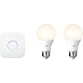Philips hue White Ambiance A19 Starter Kit, With 2 LED Light Bulbs 1 thumbnail image