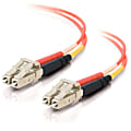 C2G-3m LC-LC 62.5/125 OM1 Duplex Multimode Fiber Optic Cable (TAA Compliant) - Orange - Fiber Optic for Network Device - LC Male - LC Male - 62.5/125 - Duplex Multimode - OM1 - TAA Compliant - 3m - Orange